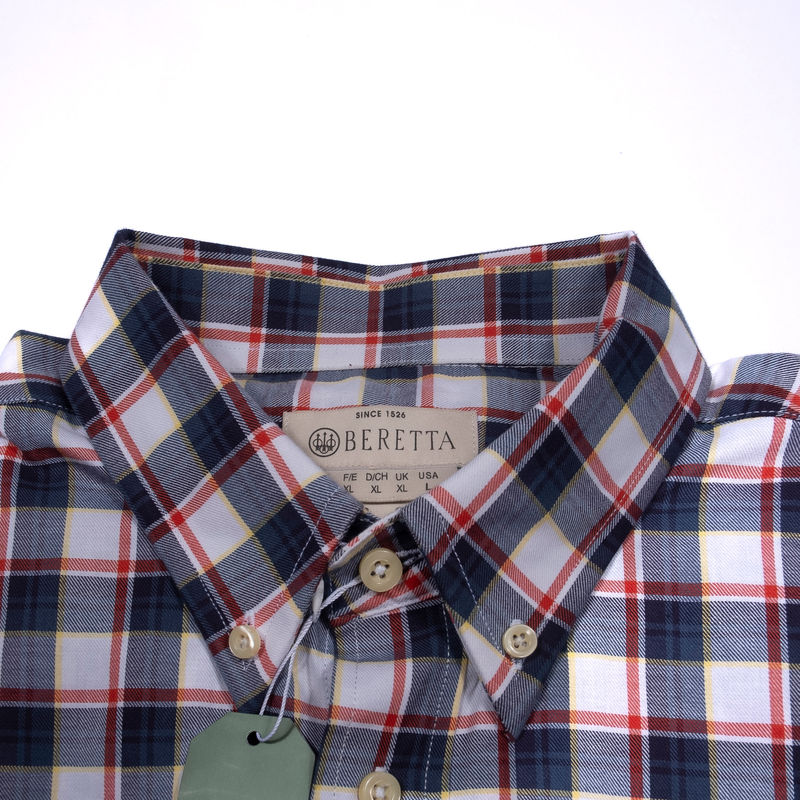Blue, White, Red Checks Buttondown Shirt