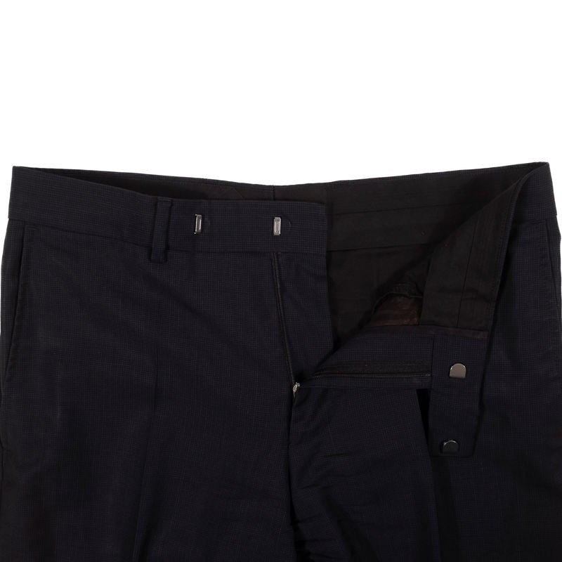 Boss Navy Checks Business Suit