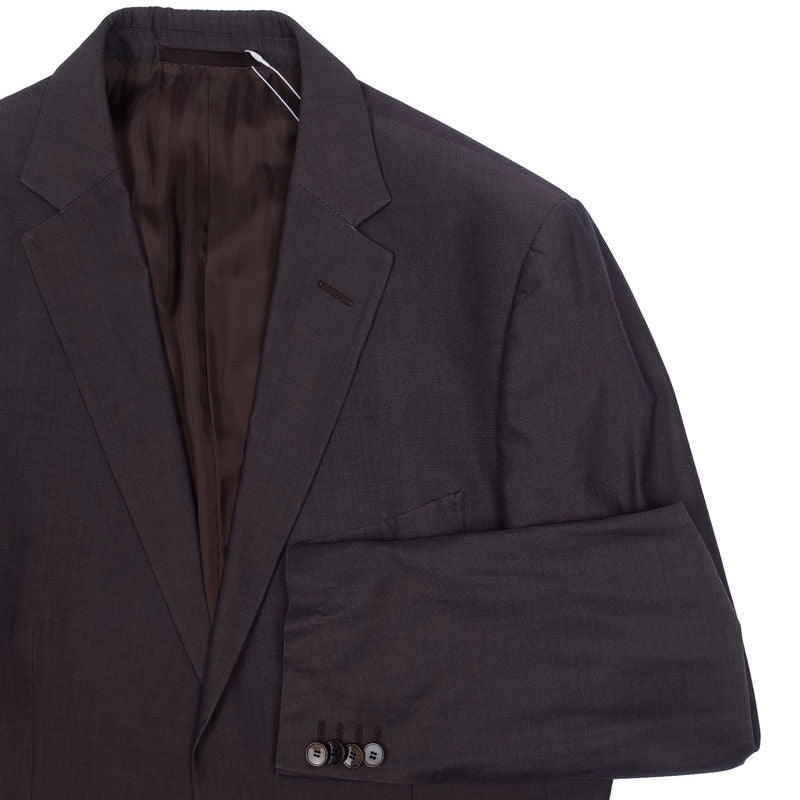 Zegna Grey Notch Lapel Business Suit