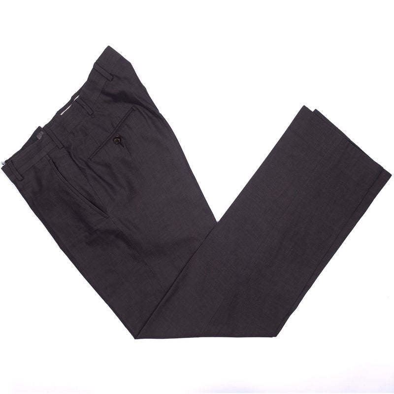 Zegna Grey Notch Lapel Business Suit