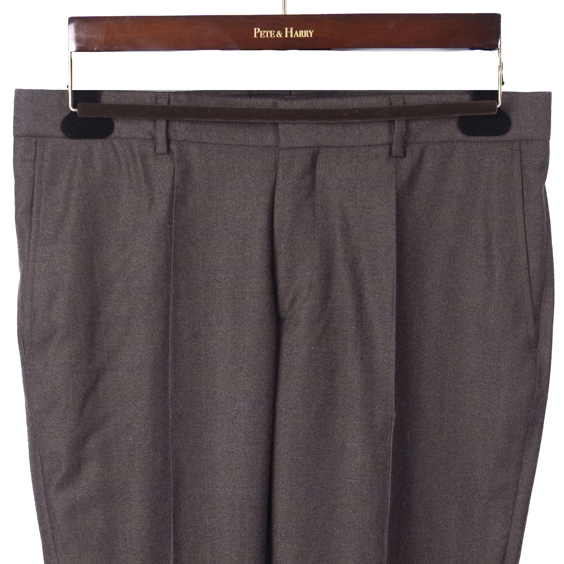 Brown Flannel Dress Trouser