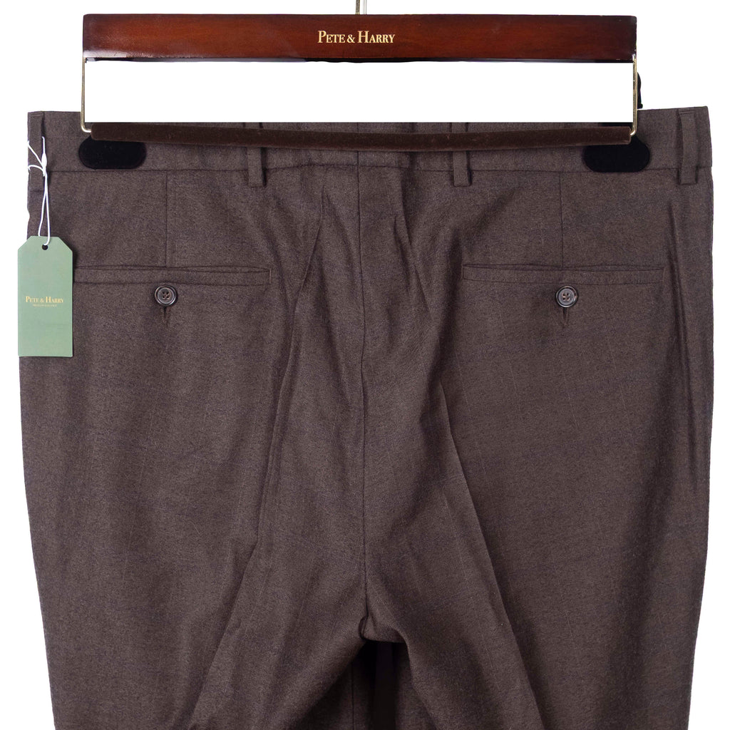 Brown Flannel Dress Trouser