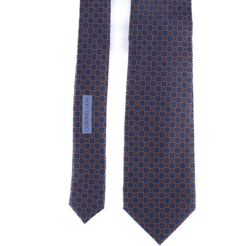Navy Patterned Tie
