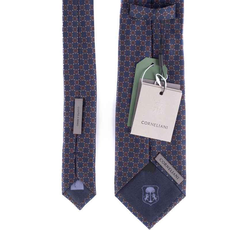 Navy Patterned Tie