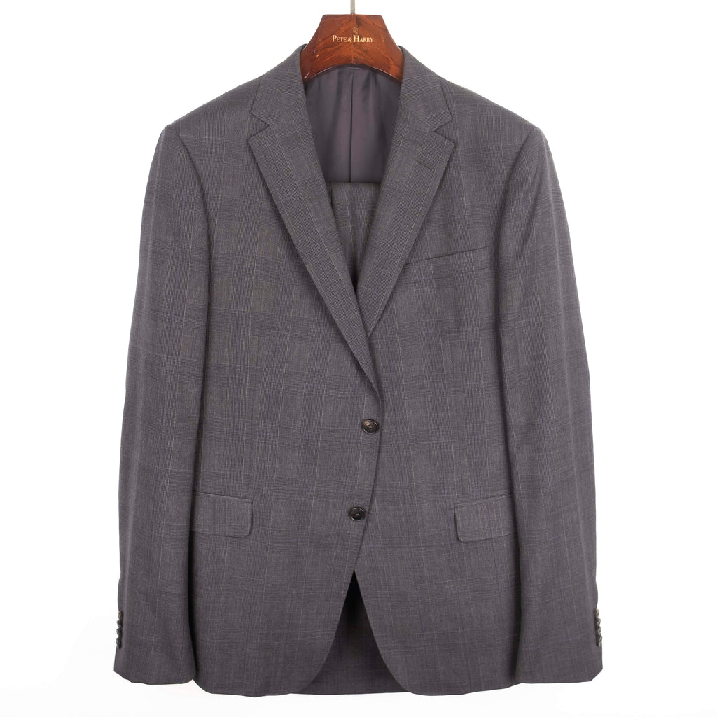Grey Checked Business Suit