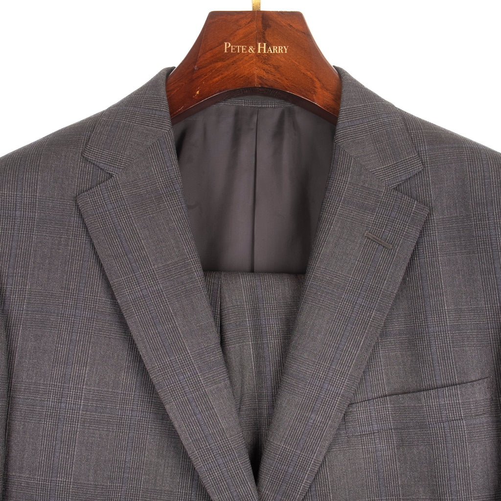 Grey Checked Business Suit