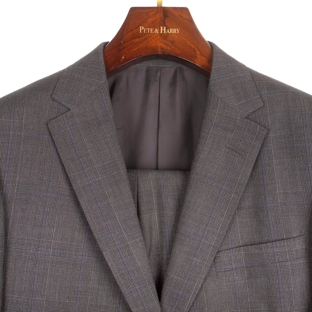 Grey Checked Business Suit