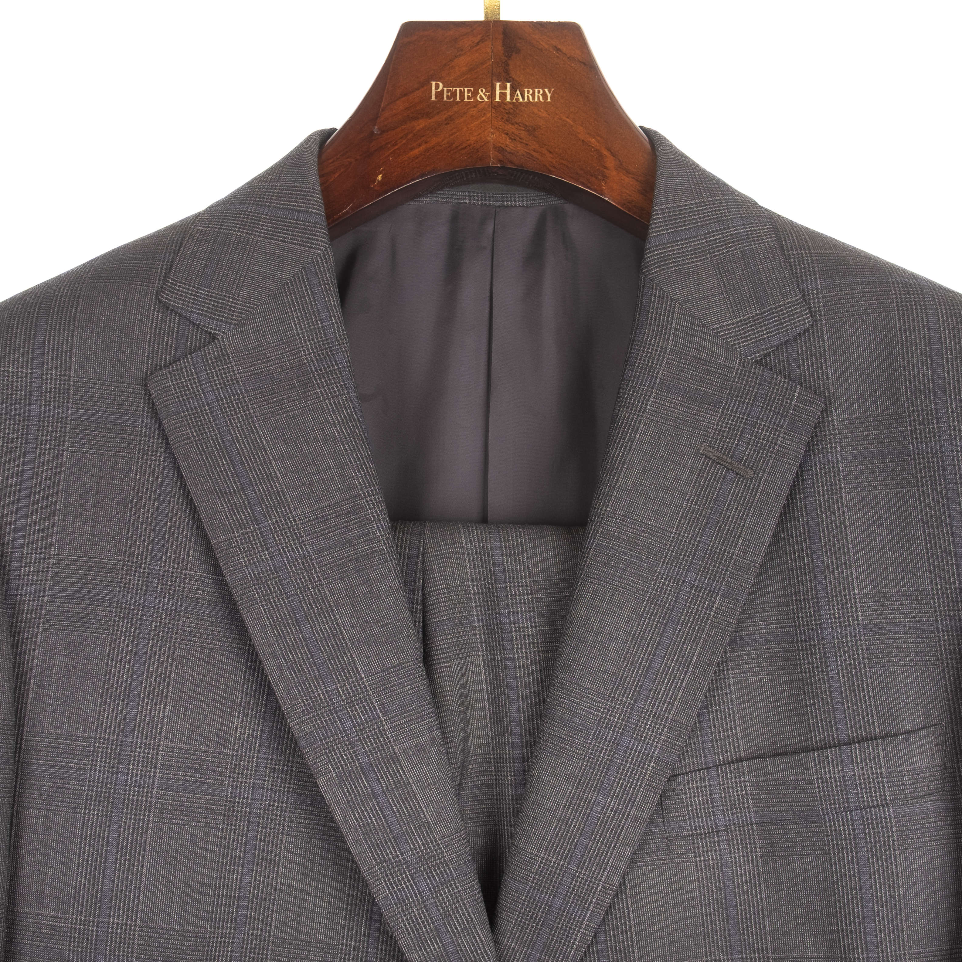 Grey Checked Business Suit