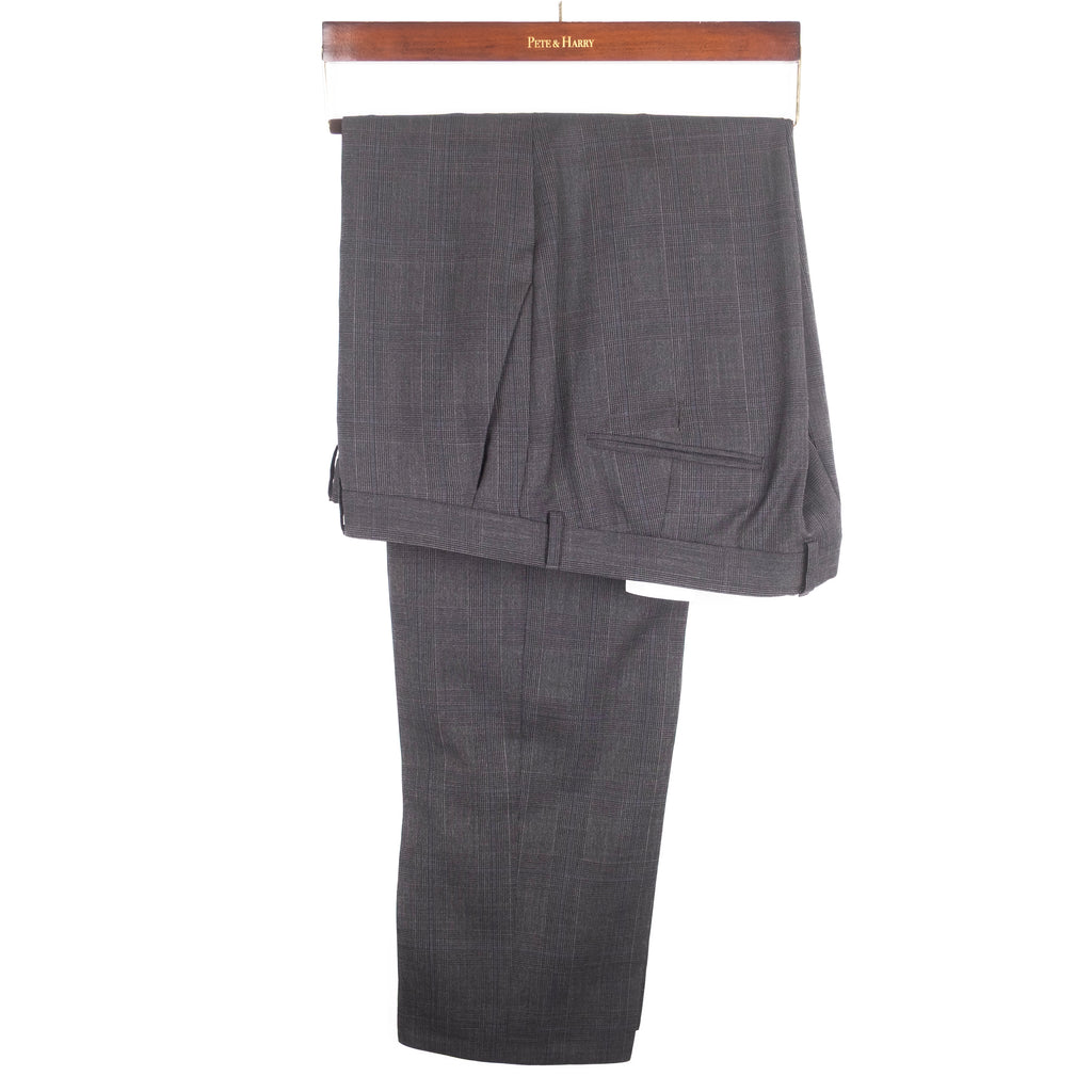 Grey Checked Business Suit