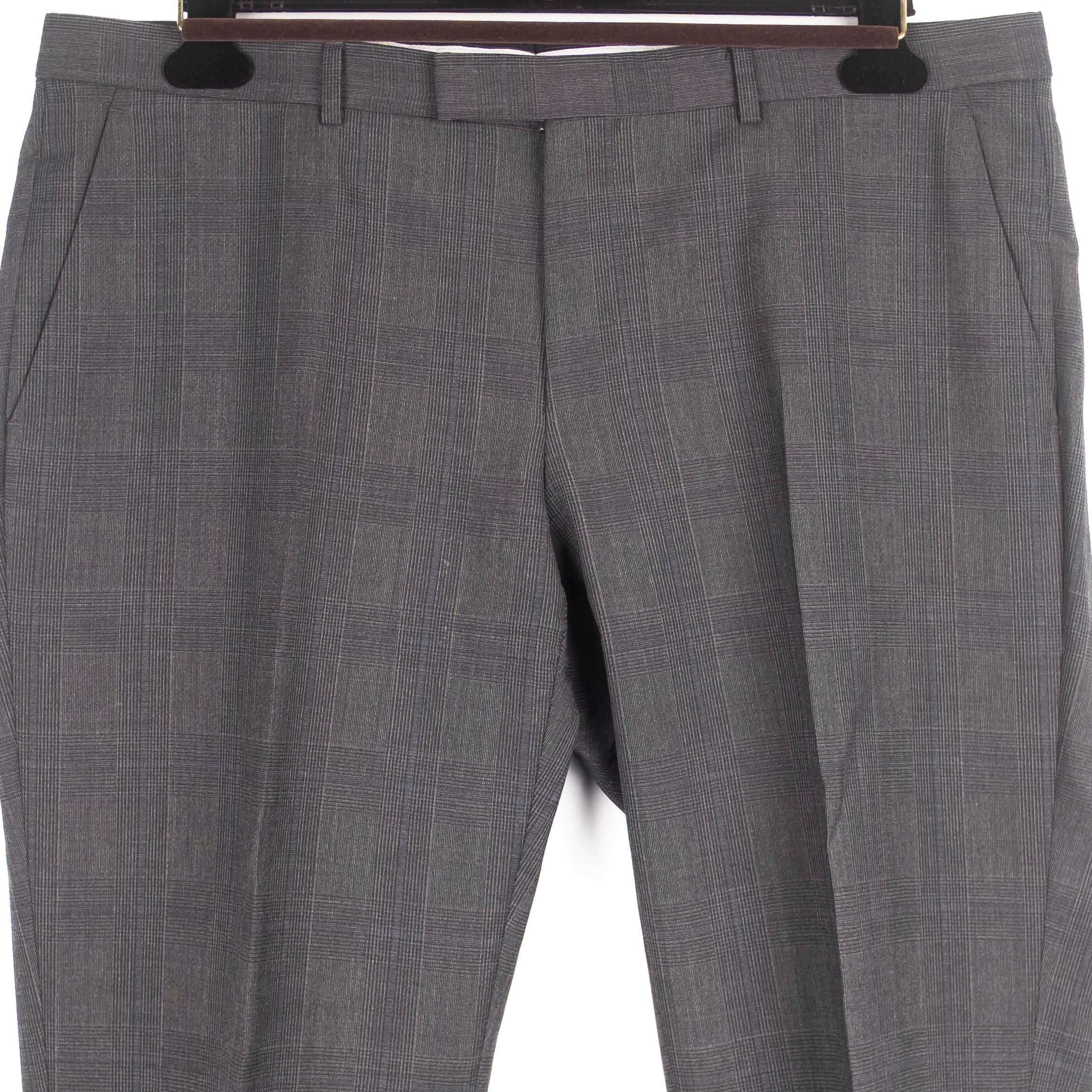 Grey Checked Business Suit