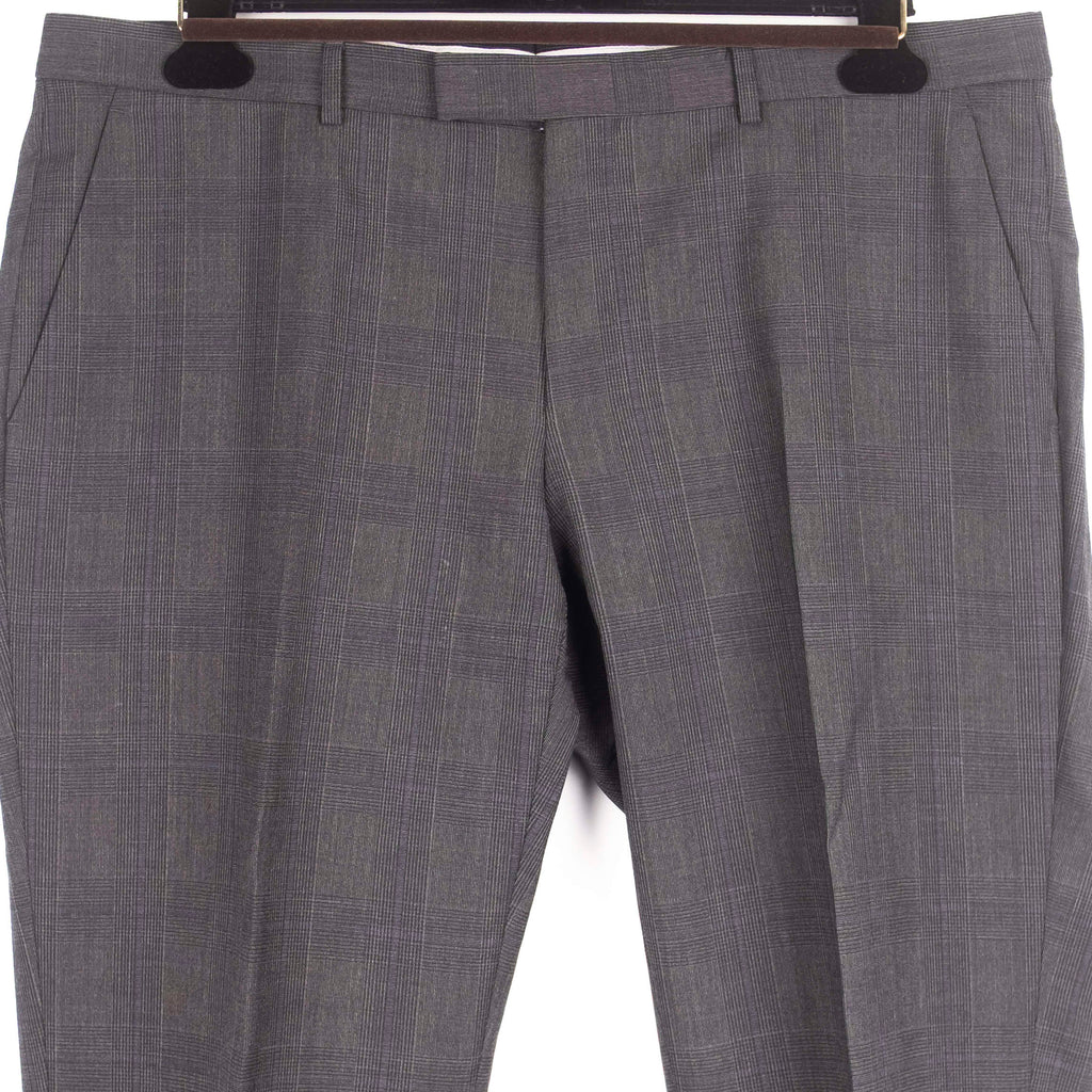 Grey Checked Business Suit