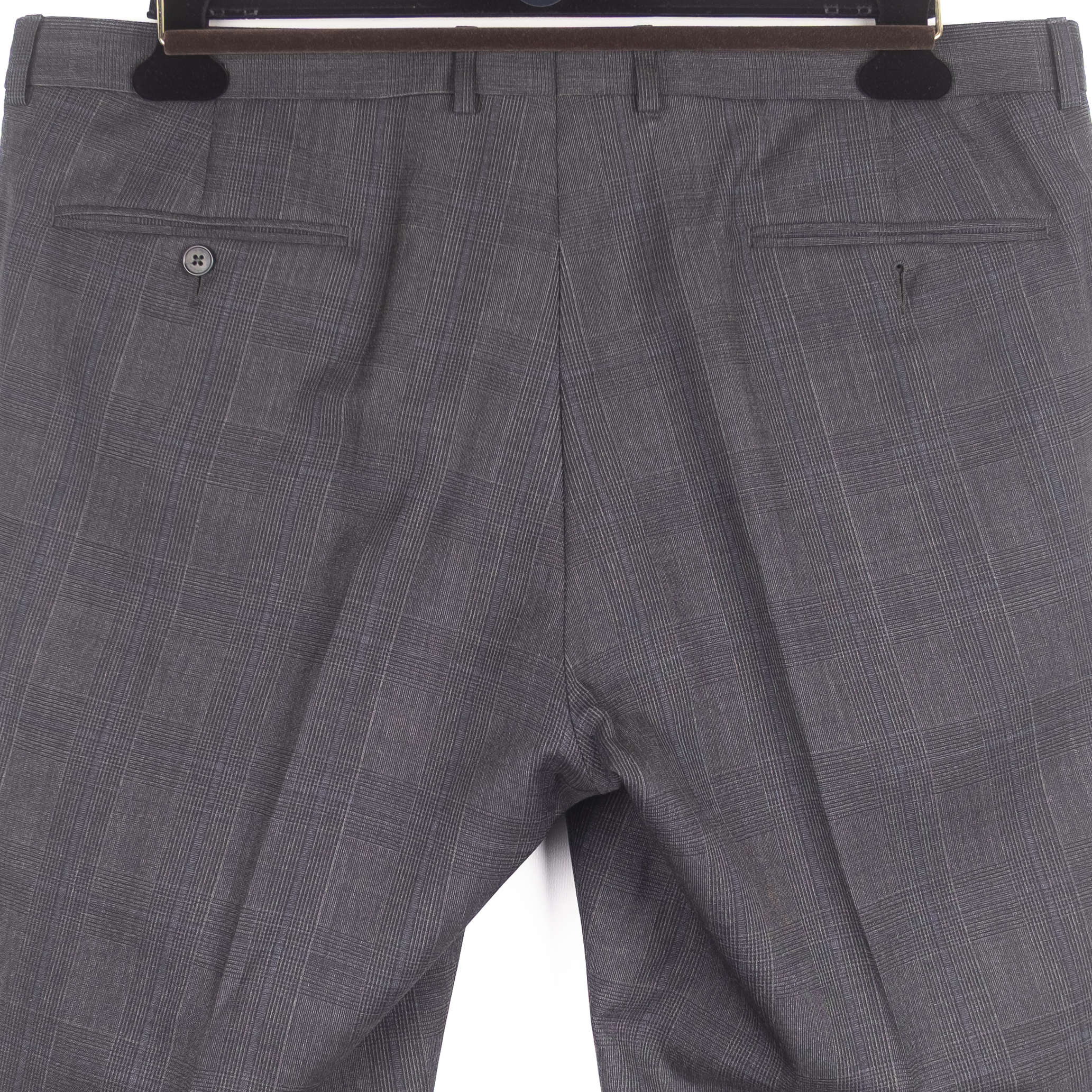 Grey Checked Business Suit