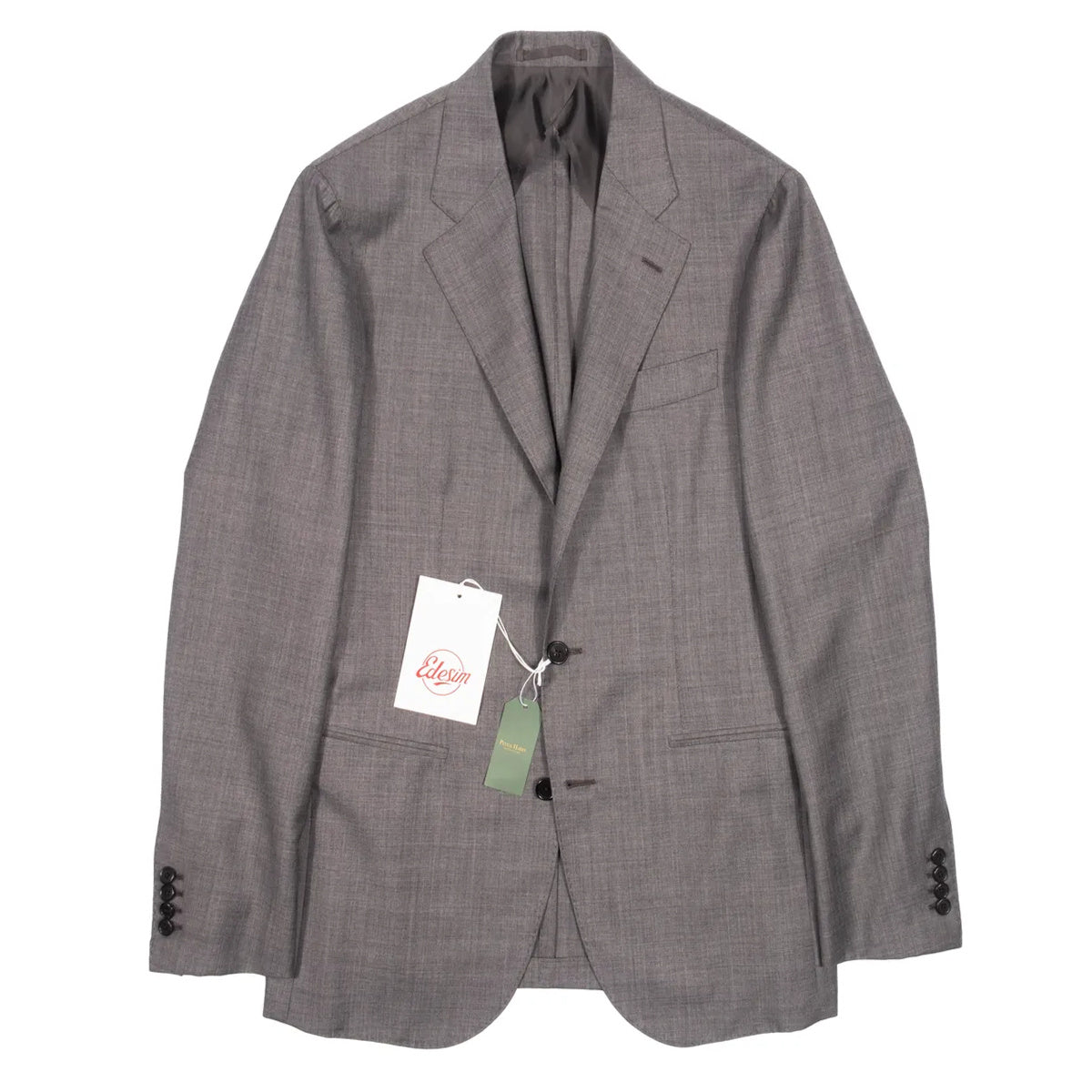 Neapolitan Hand Tailored Grey Business Suit Sz 48