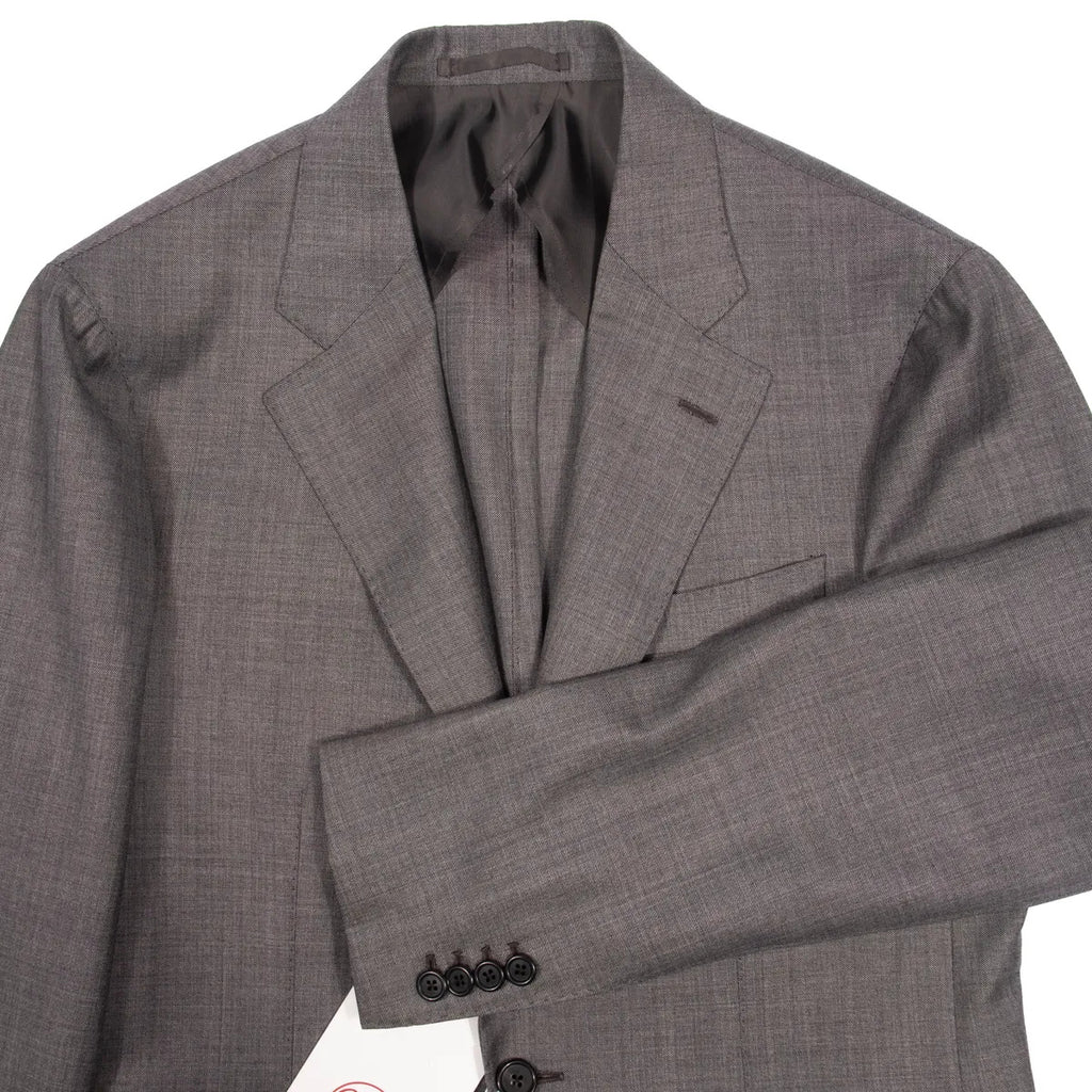 Neapolitan Hand Tailored Grey Business Suit Sz 48
