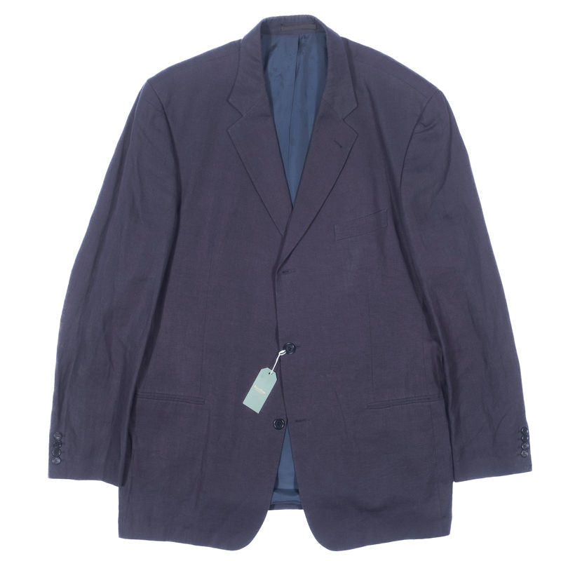 Hugo Boss Navy Linen Suit