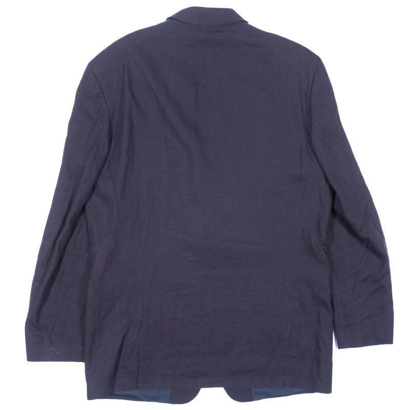 Hugo Boss Navy Linen Suit