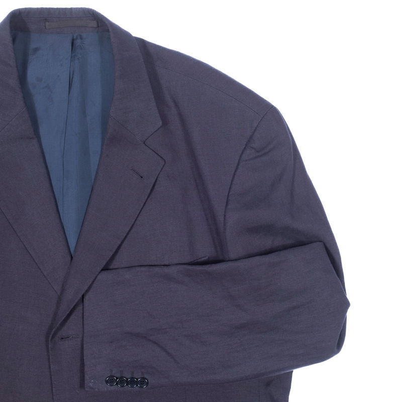 Hugo Boss Navy Linen Suit
