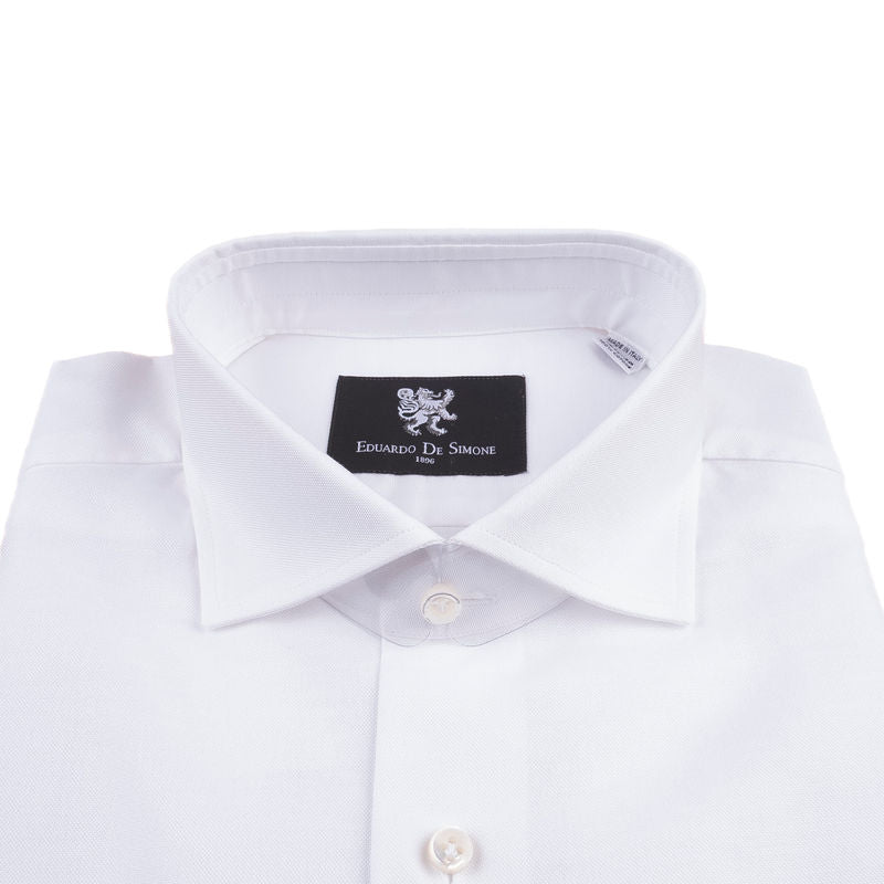 Neapolitan Hand Tailored White Business Shirt