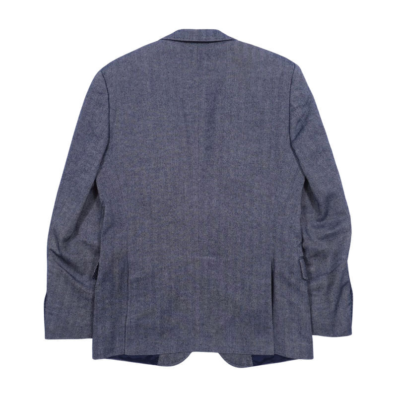 Hugo Boss Grey Herringbone Tweed Sport Coat