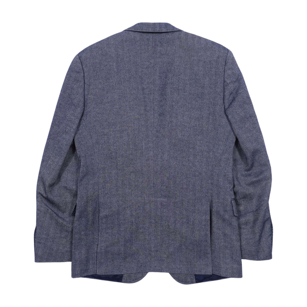 Hugo Boss Grey Herringbone Tweed Sport Coat