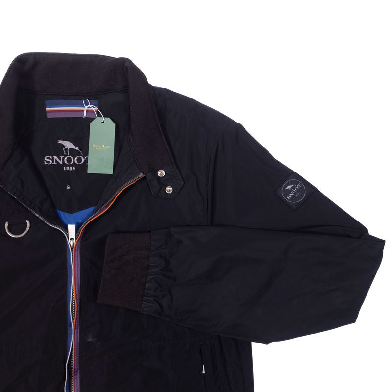 Snoot Black Windbreaker Sz S