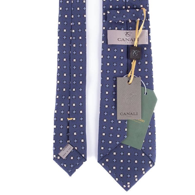 Blue Patterned Tie