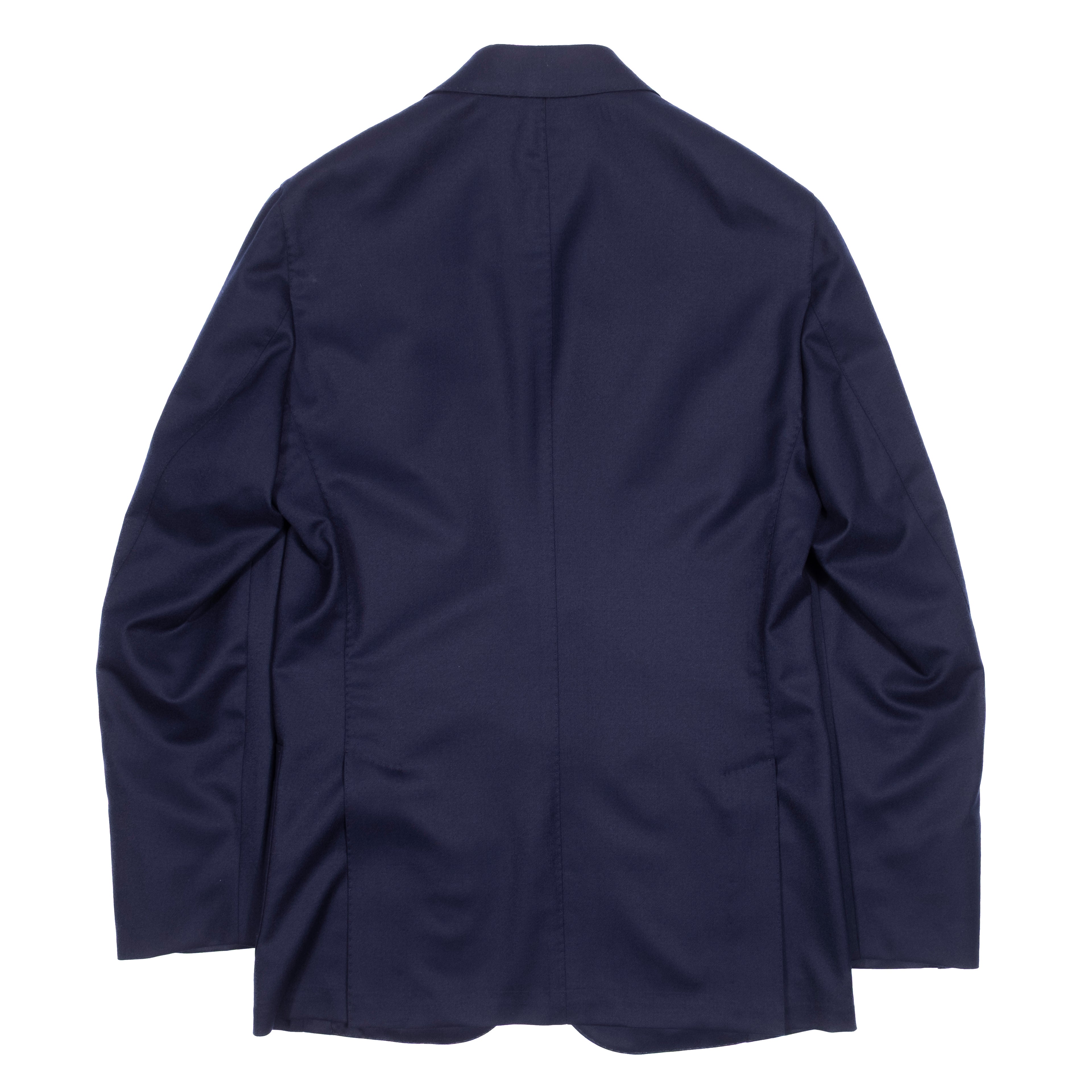Neapolitan Hand Tailored Drapers High Twist Navy Club Blazer Sz 48