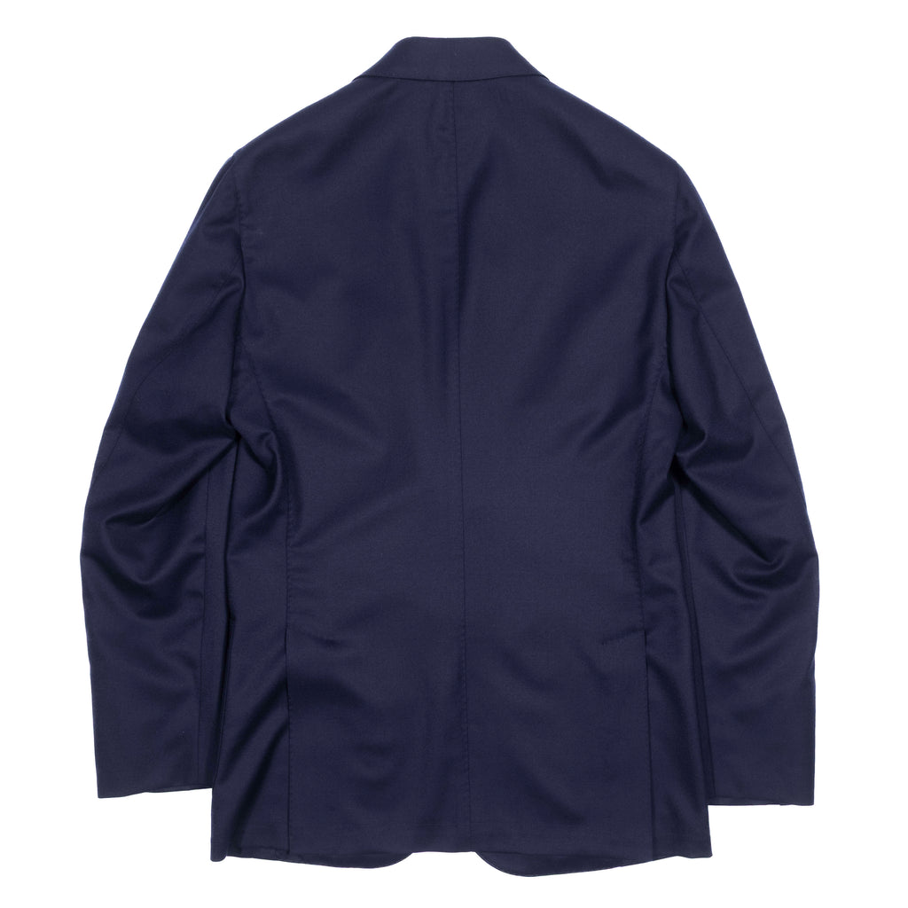 Neapolitan Hand Tailored Drapers Hight Twist Navy Club Blazer Sz 48