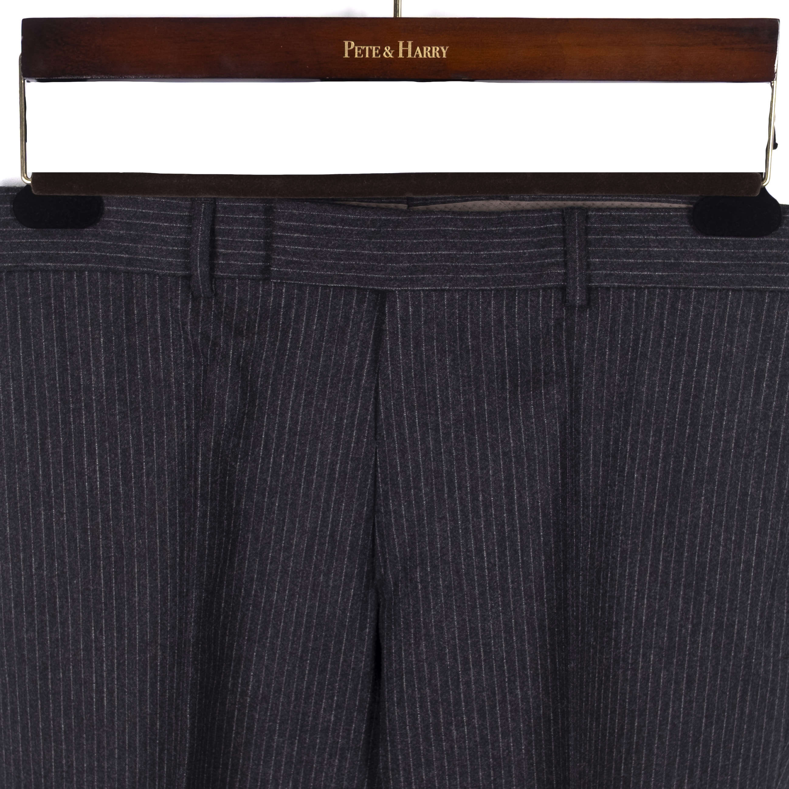 Grey Pinstripe Double Breasted Business Suit