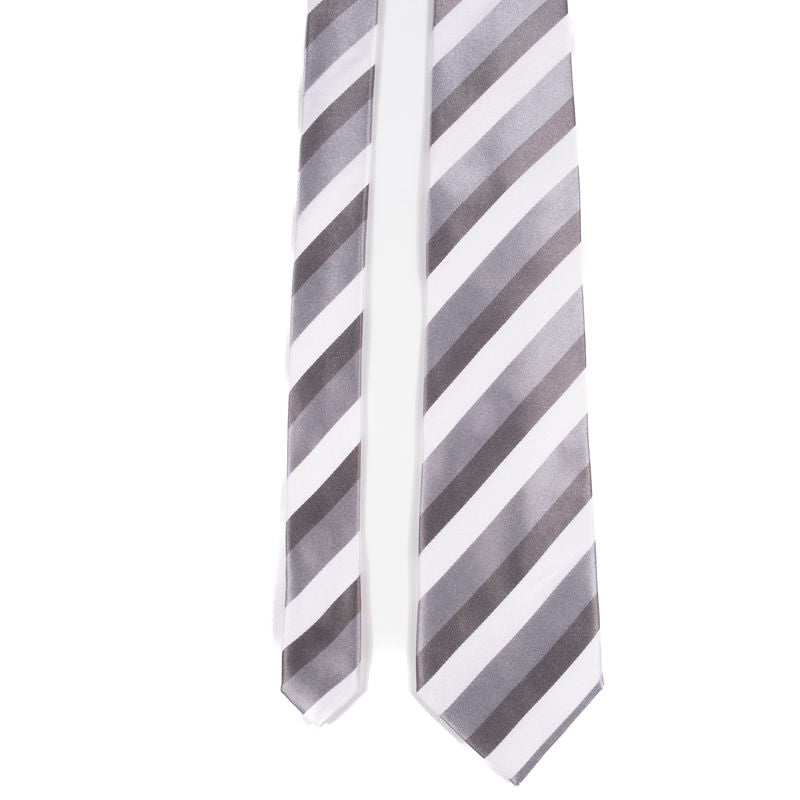 Pierre Cardin Grey Striped Tie