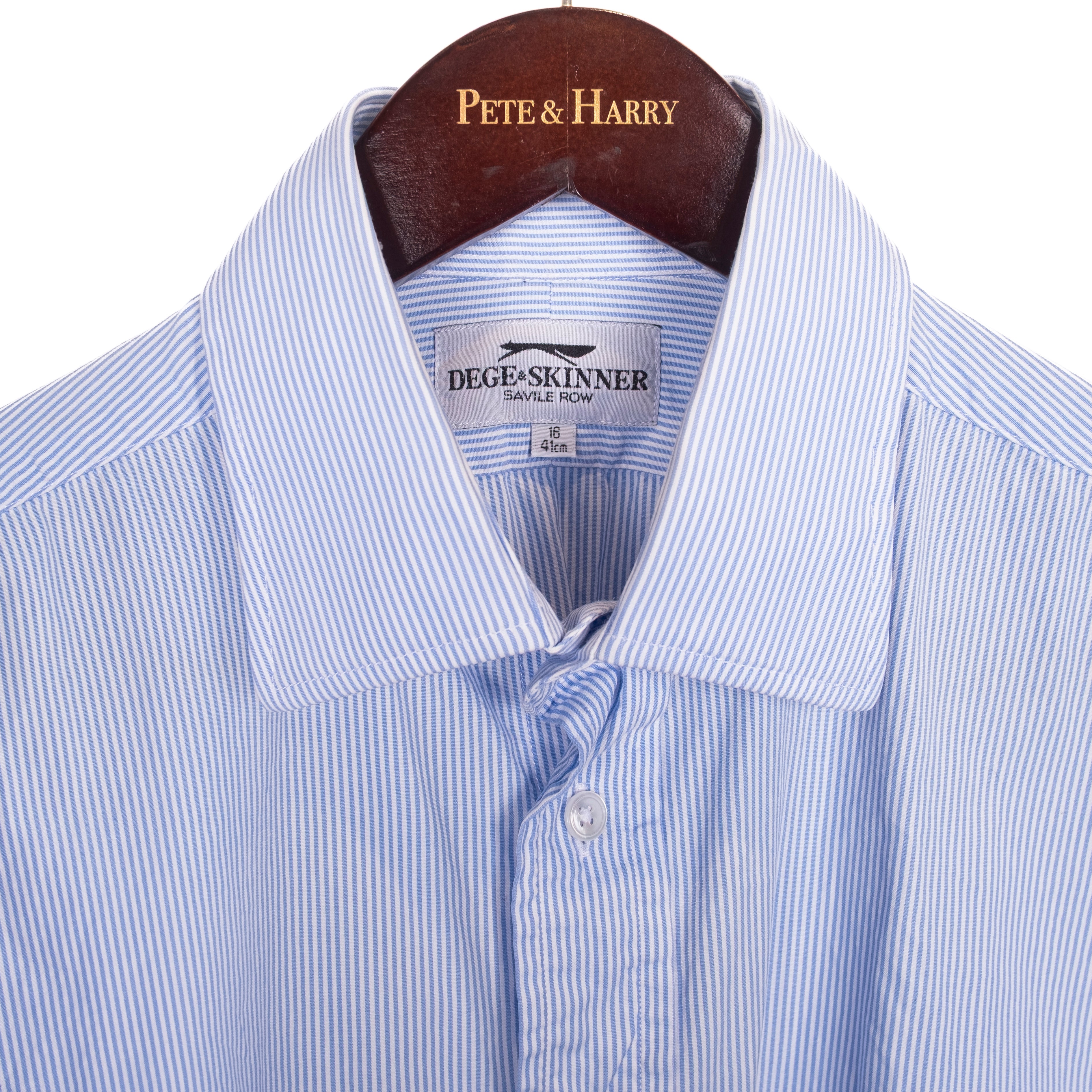 Blue Striped Business Shirt