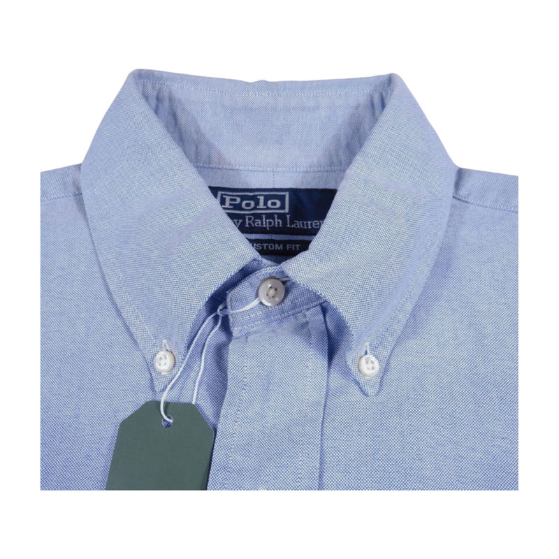 Polo Ralph Lauren Blue Oxford Buttondown Shirt Sz 37