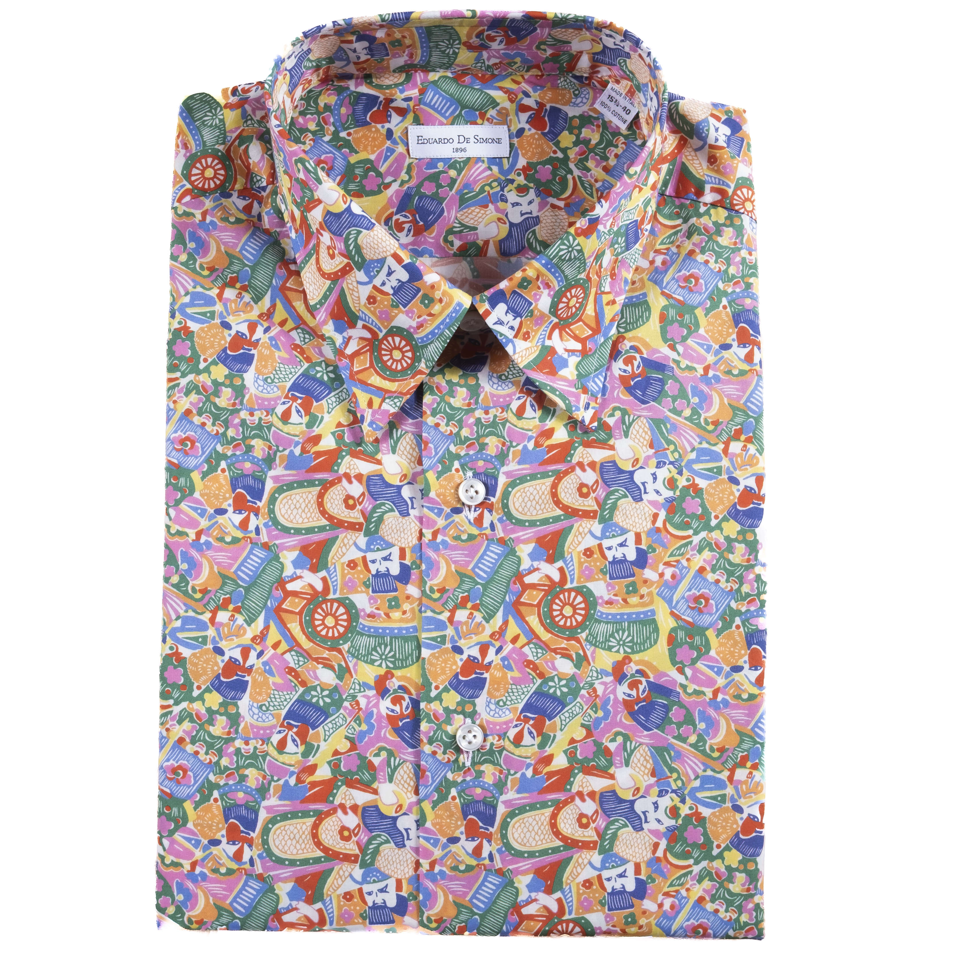 Neapolitan Hand Tailored Multi Coloured Shirt