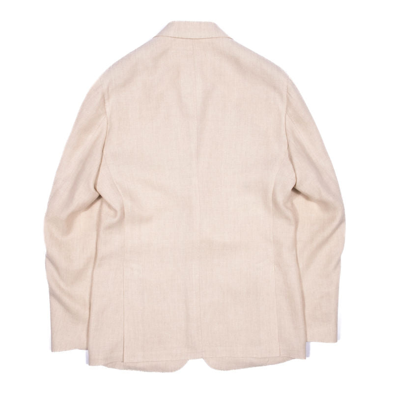 Neapolitan Hand Tailored Drapers Off White Sport Coat, 46