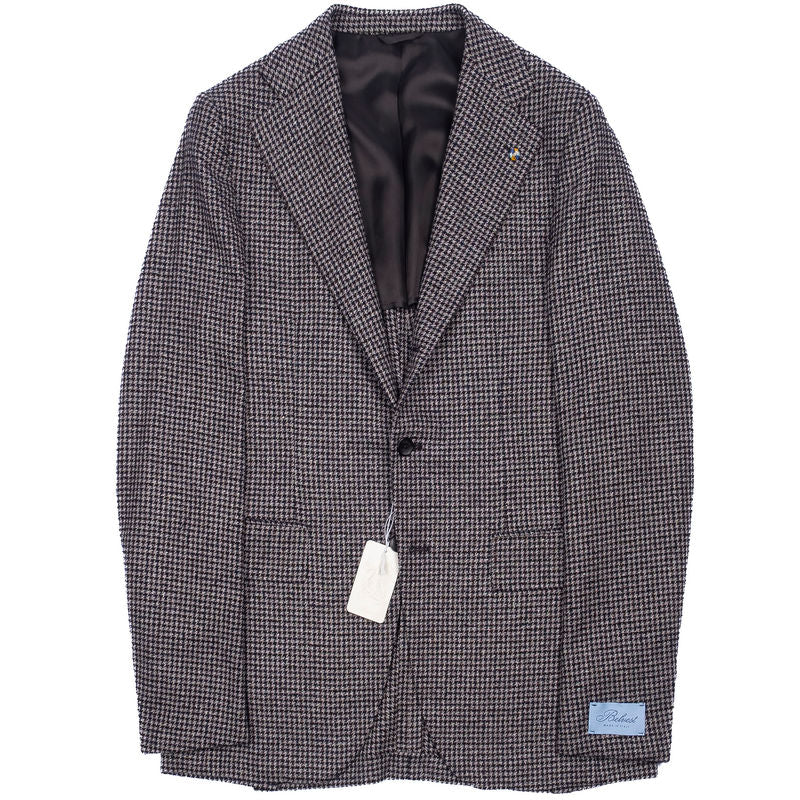 Grey with Blue and Brown Checks Summer Sport Coat