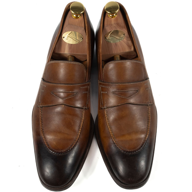 Tom Ford Brown Leather Penny Loafers