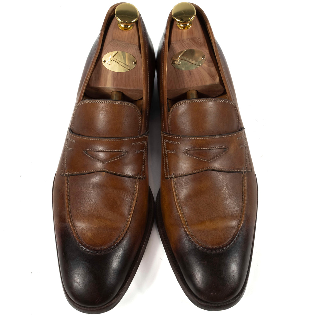 Tom Ford Brown Leather Penny Loafers