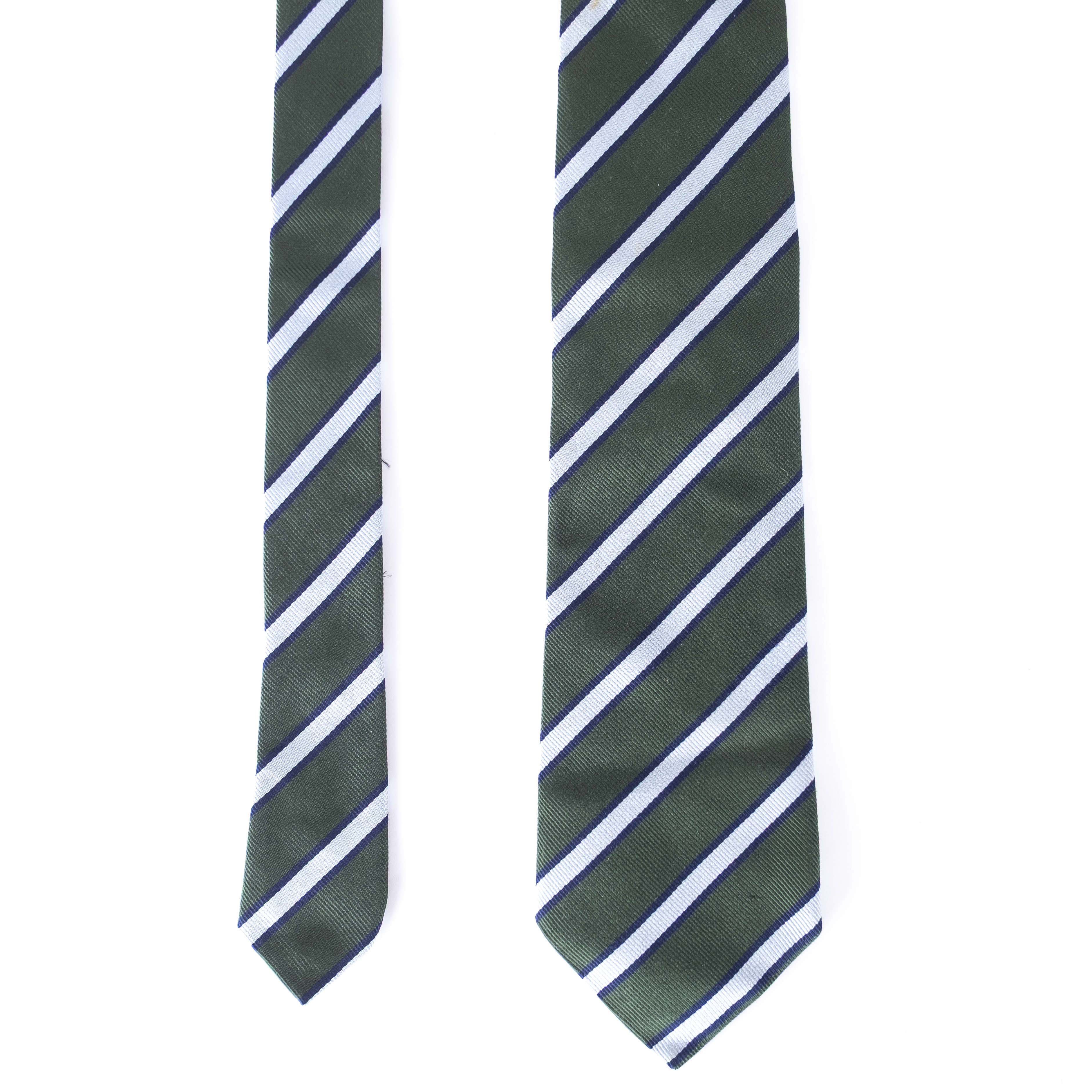 Green Striped Tie