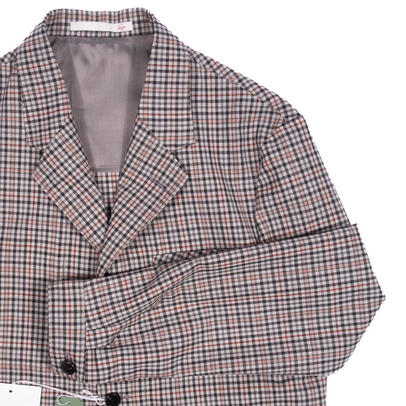 Neapolitan Tailored Grey with Check Utility Jacket