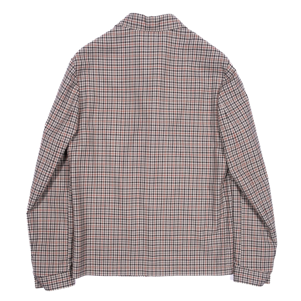 Neapolitan Hand Tailored Grey with Check Utility Jacket