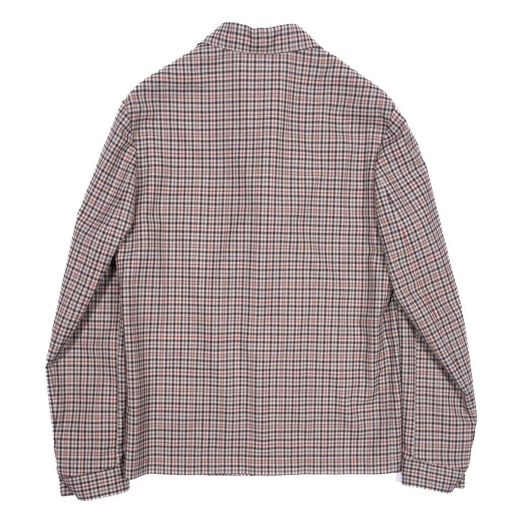 Neapolitan Hand Tailored Grey with Check Utility Jacket