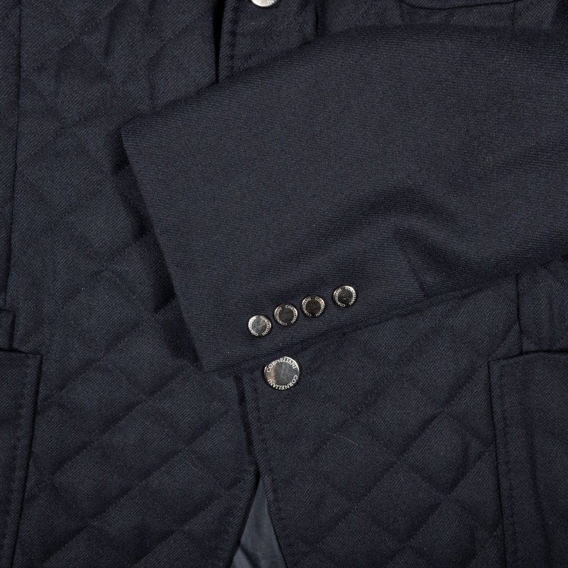 Corneliani Navy Quilted Jacket