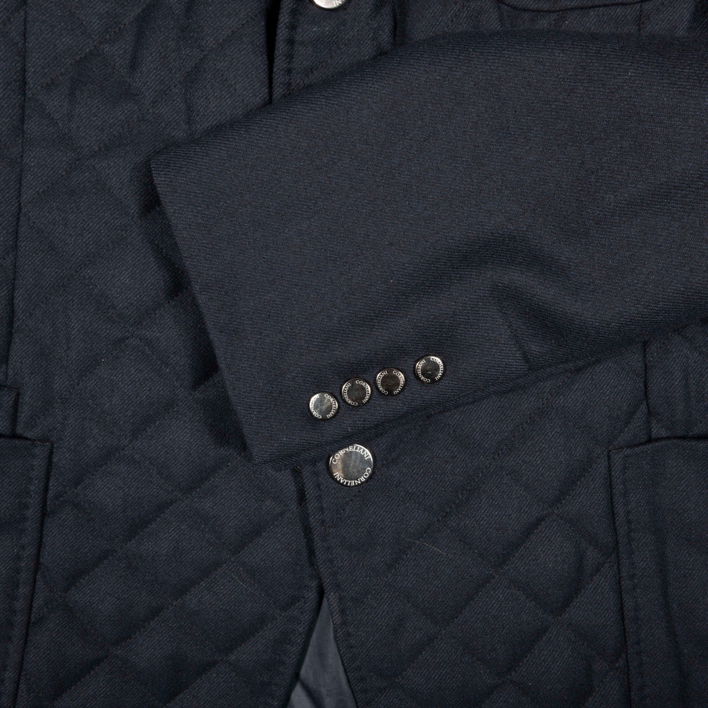 Corneliani Navy Quilted Jacket