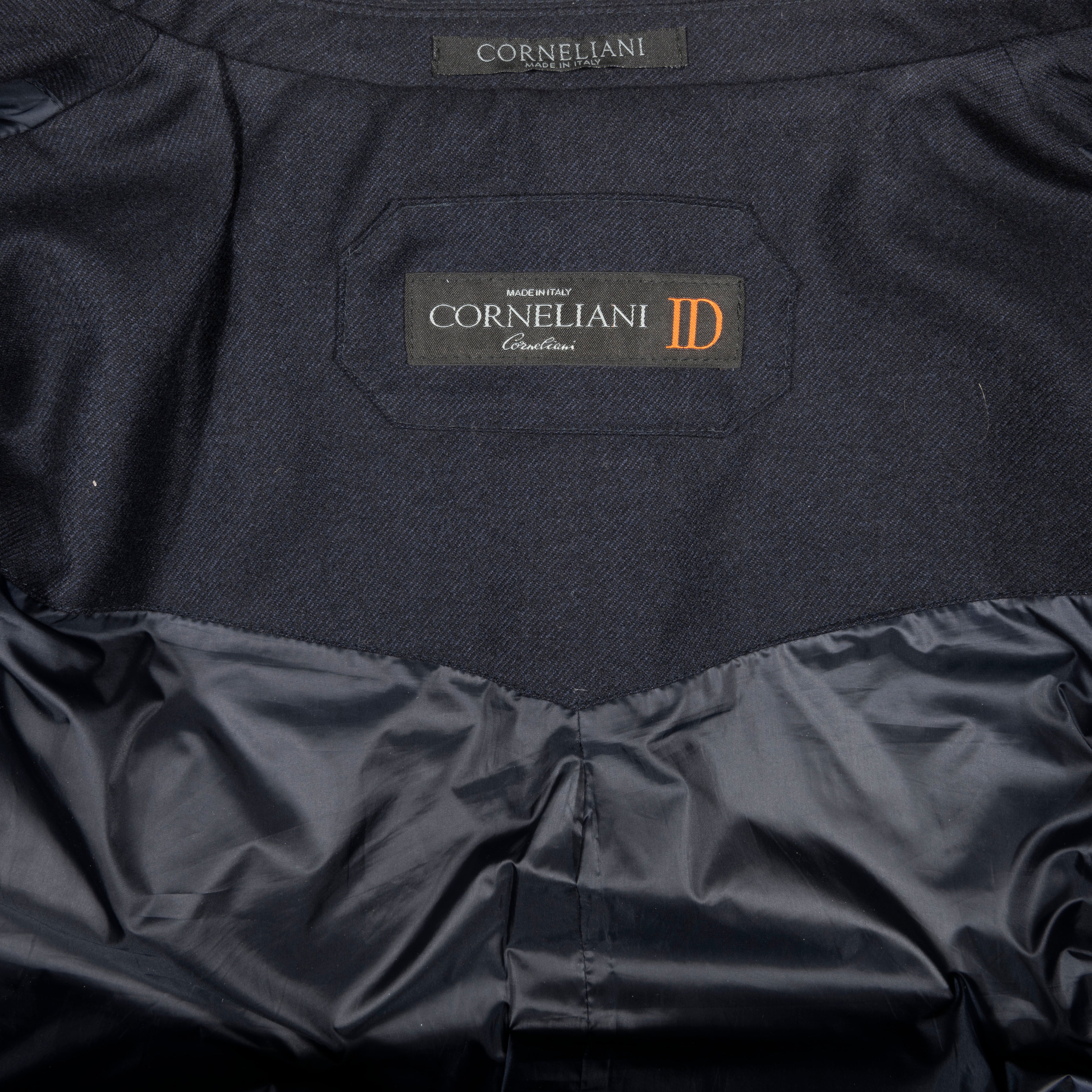 Corneliani Navy Quilted Jacket