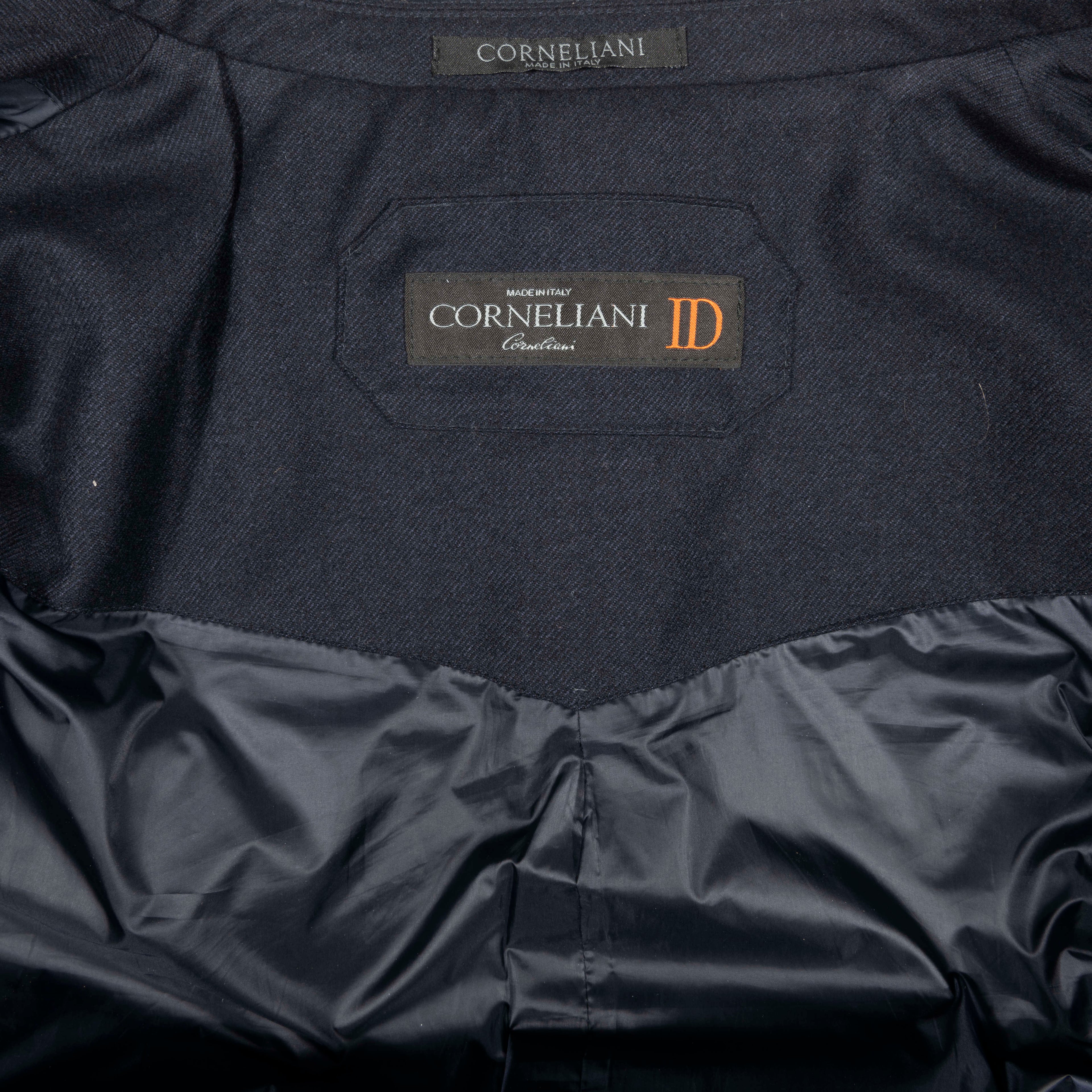 Corneliani Navy Quilted Jacket