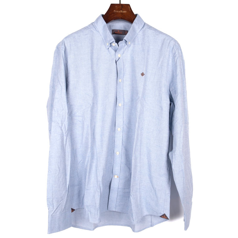 Watts Light Blue Flannel Shirt