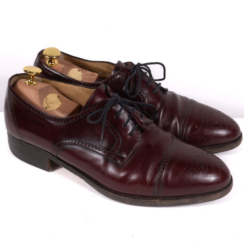 Moreschi Burgundy Derby Brogues