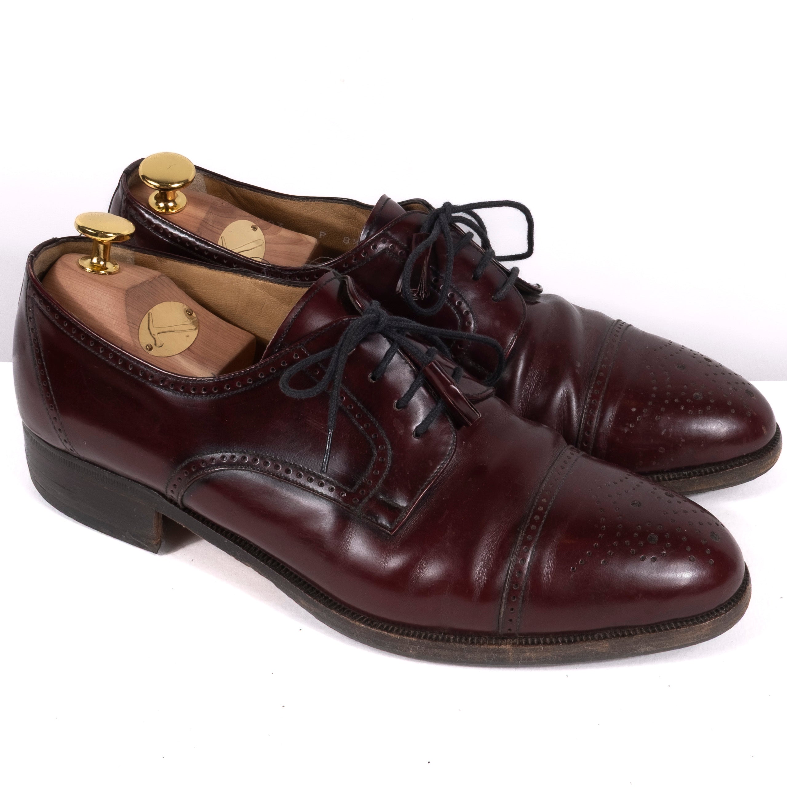 Moreschi Burgundy Derby Brogues