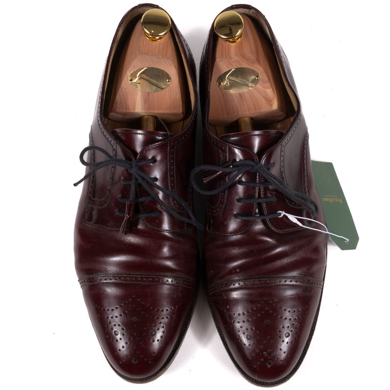 Moreschi Burgundy Derby Brogues