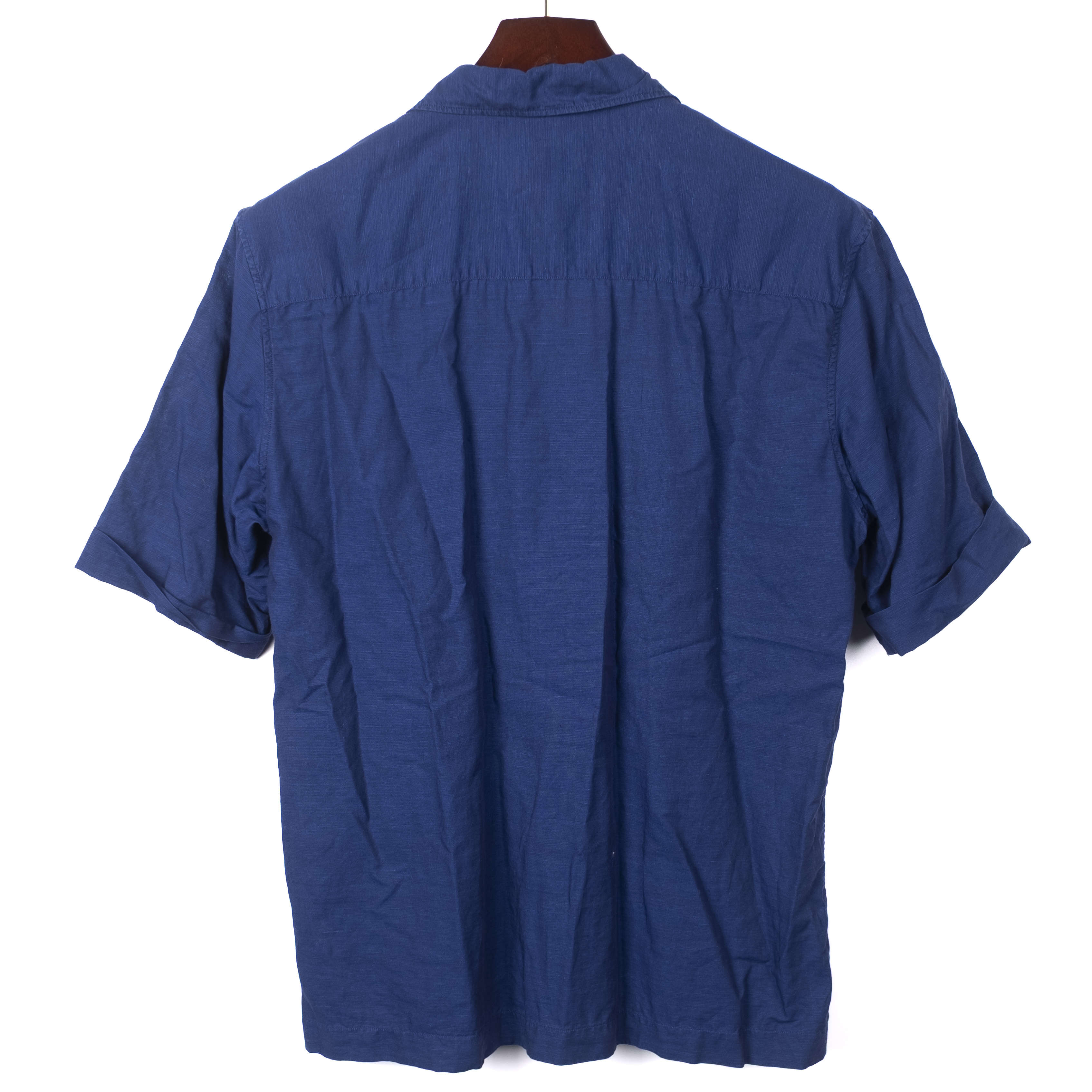 Navy Camp Collar Shirt